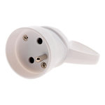 ZENITECH Fiche femelle 16A 2P + T  blanc