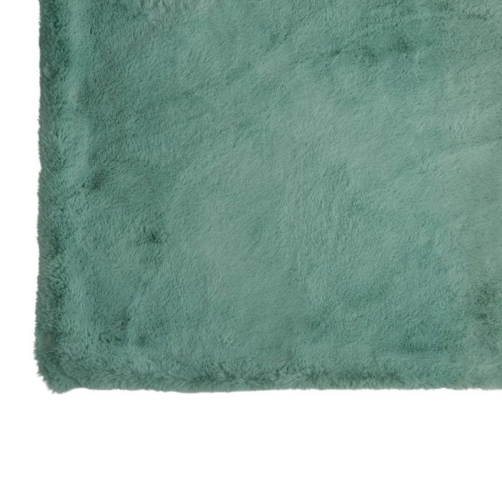 Voir la diapositive 3 : J-LINE Plaid imitation fourrure  cutie  130x180cm menthe