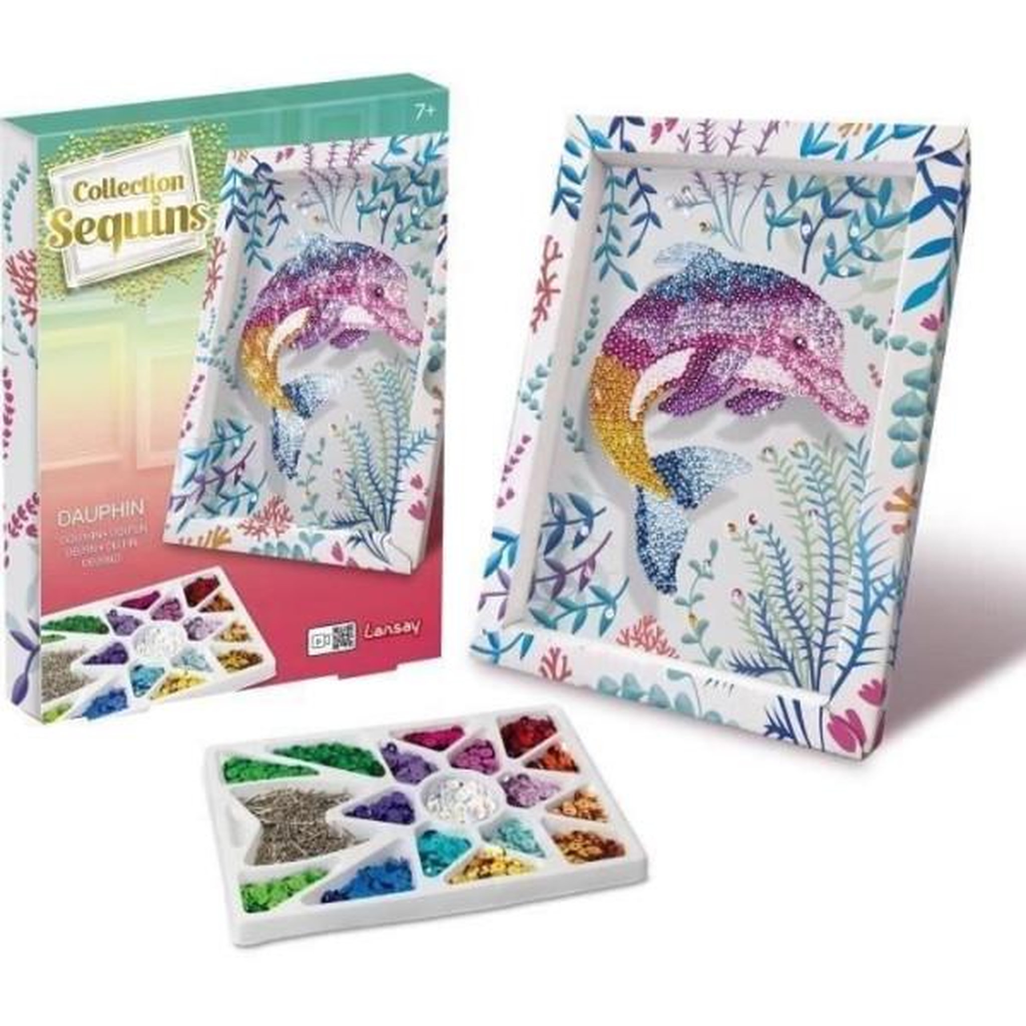 Voir la diapositive 2 : LANSAY Jeu de création - LANSAY - 20326 - Collection Sequins Dauphin