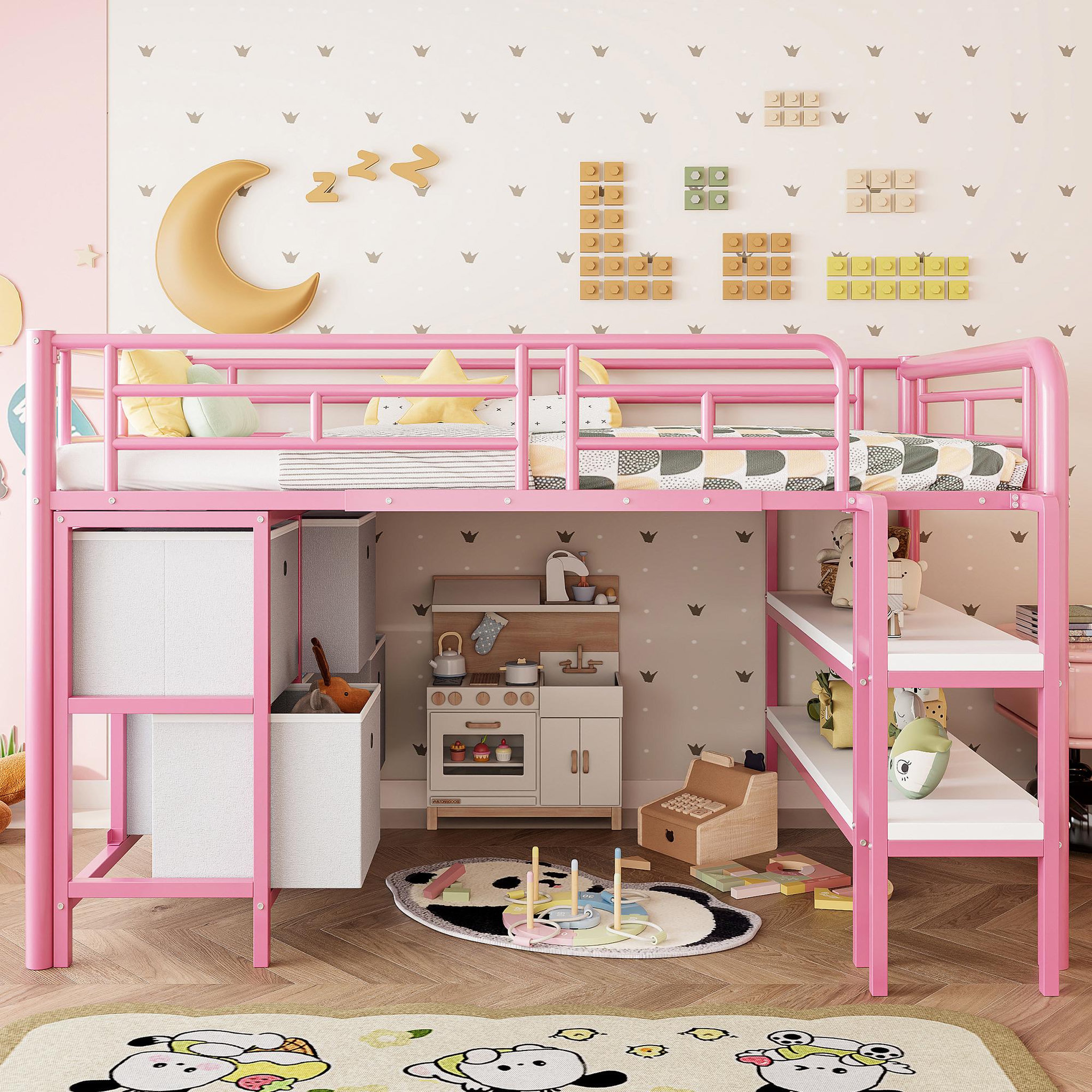 Voir la diapositive 2 : MERAX Lit mezzanine enfant