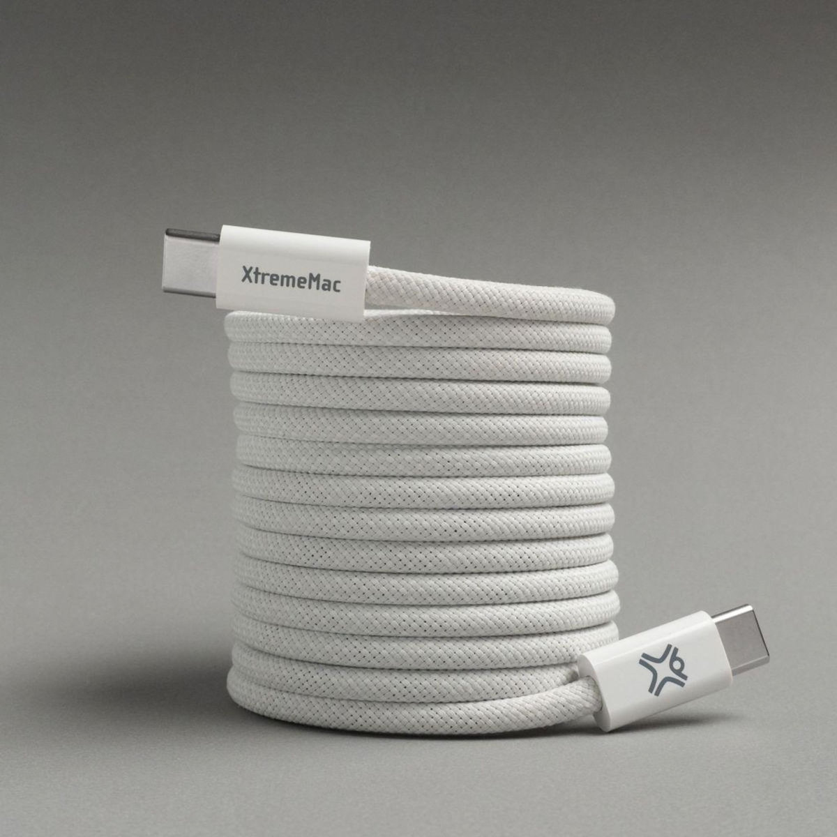 XTREMEMAC Câble USB C 2M blanc magnetique 60W