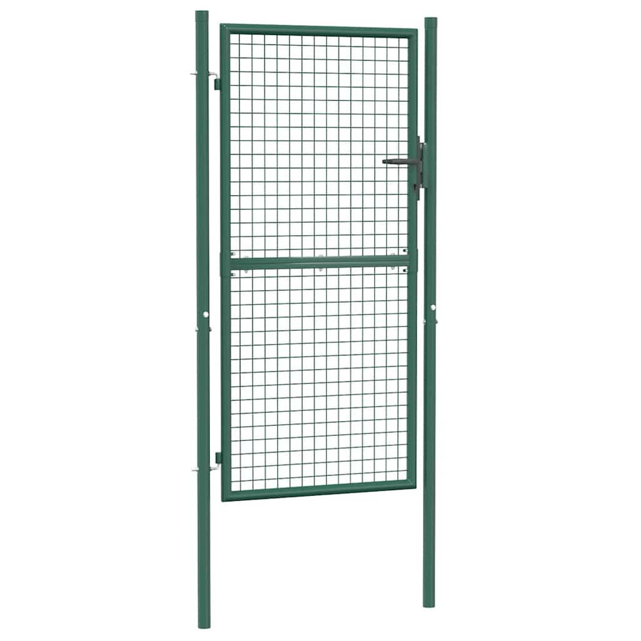 VIDAXL Portail de cloture en acier 100x175 cm vert