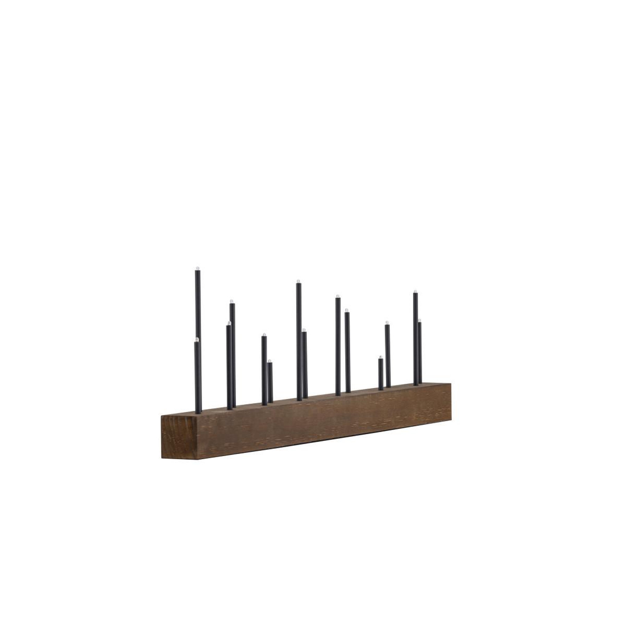 Voir la diapositive 2 : Paris Prix Lampe à poser bougeoir  kungsberget  77cm marron