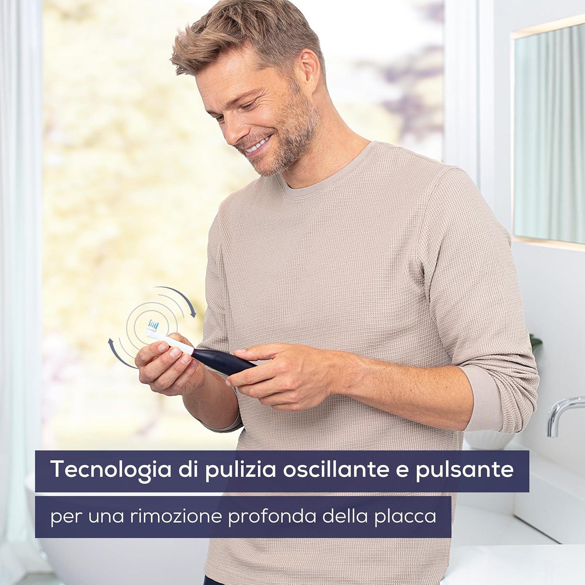Voir la diapositive 3 : Beurer Beurer tb 50 adulte brosse à dents oscillante bleu