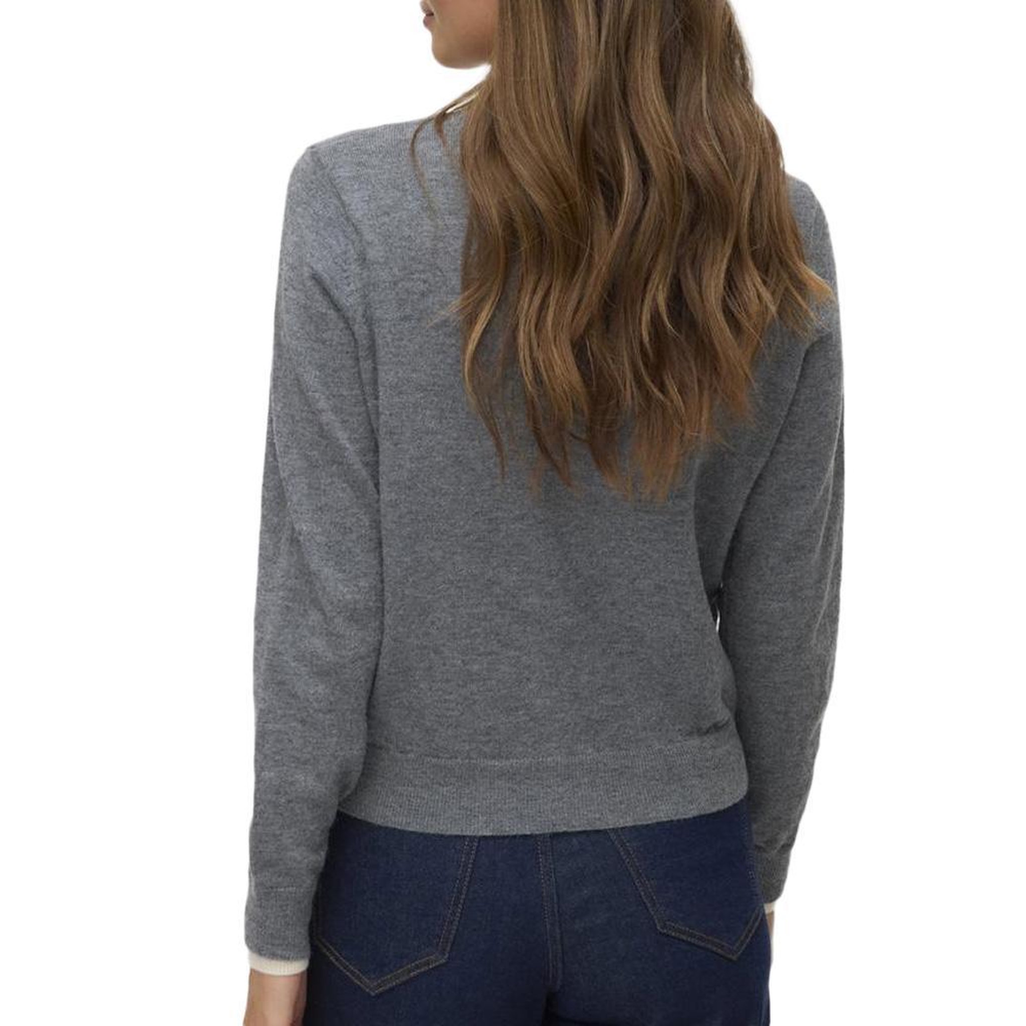 Voir la diapositive 2 : Vero Moda Gilet Gris Femme Vero Moda Wonderful