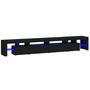 Voir la diapositive 2 : VIDAXL Meuble TV avec lumieres LED Noir 260x36,5x40 cm
