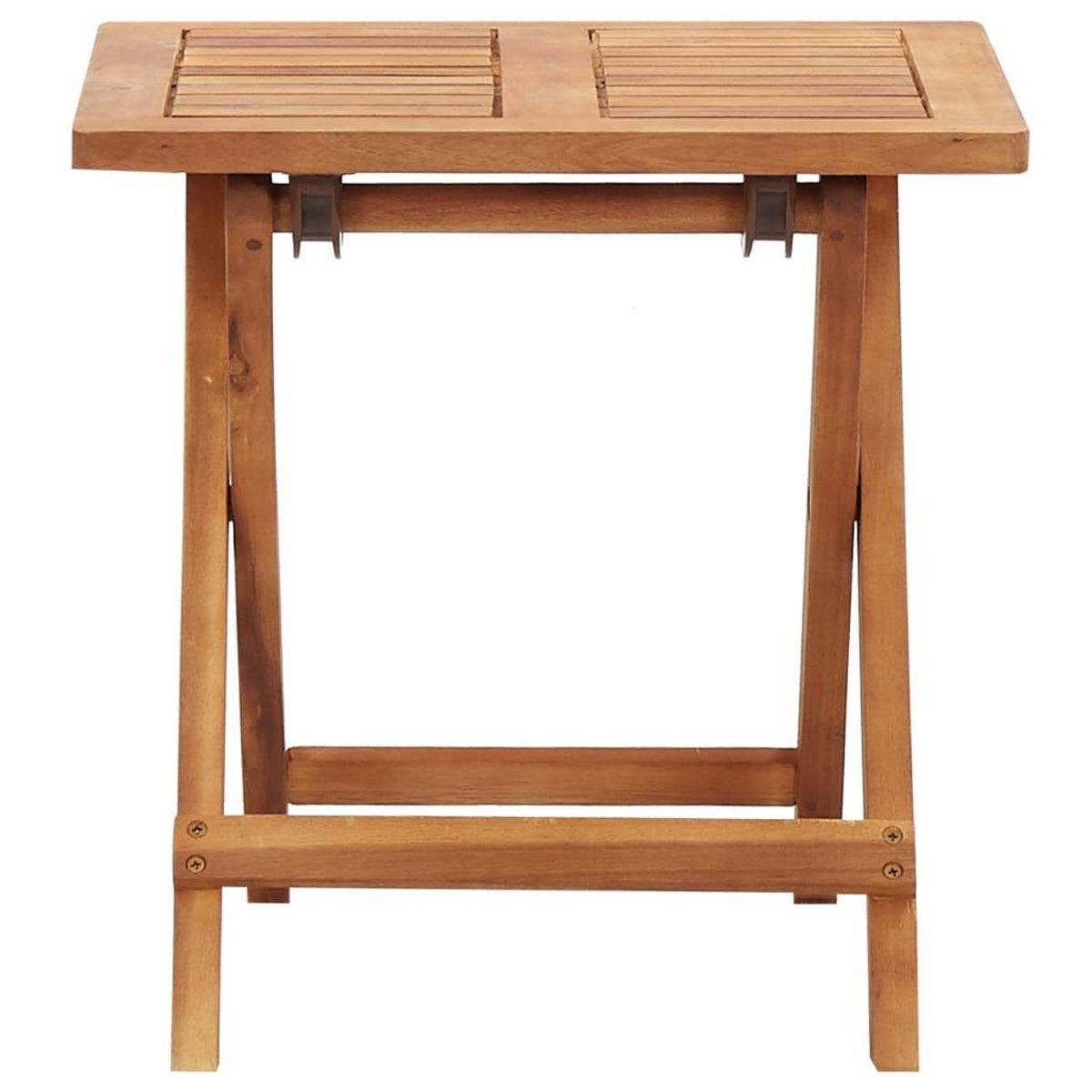 VIDAXL Table pliable de jardin 40x40x40 cm Bois d'acacia massif