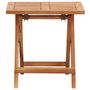 Voir la diapositive 2 : VIDAXL Table pliable de jardin 40x40x40 cm Bois d'acacia massif
