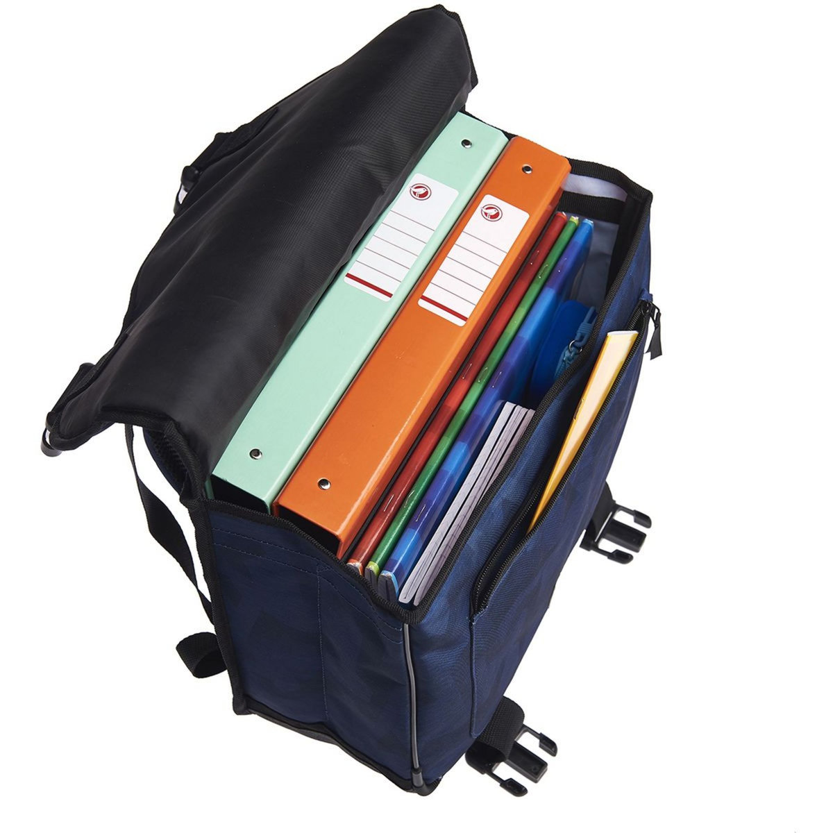 SCOOTER Cartable à roulettes 38 cm CP/CE1/CE2 bleu imprimé TIGRE