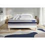Voir la diapositive 1 : ACTISOM Pack prêt à dormir matelas Latex et Mémoire de forme ACTILATEX ERGO 180x200 cm + sommier KIT blanc + 2 oreillers + couette