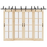 VIDAXL Kit de quincaillerie de porte coulissante 305 cm acier noir