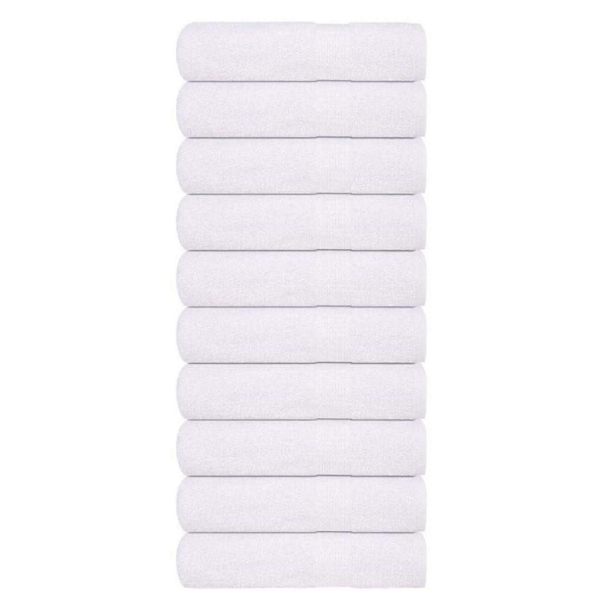 VIDAXL Serviettes de bain 10 pcs blanc 100x150 cm 360 g m² 100% coton