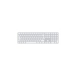 APPLE Apple Magic Keyboard with Touch ID and Numeric Keypad Clavier USB C sans fil Bluetooth QWERTY Anglais international clés blanc