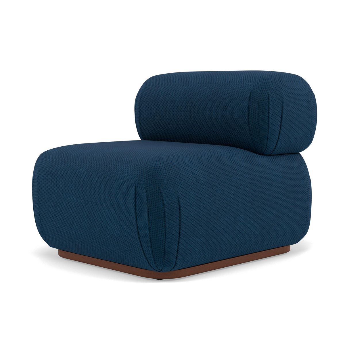 LISA DESIGN Penelope - module d'assise en velours texturé