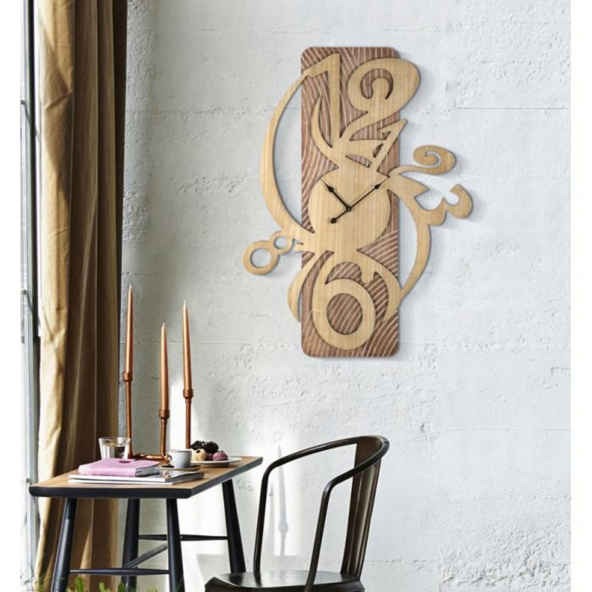 Paris Prix Horloge Murale Déco  Wolly  93cm Naturel