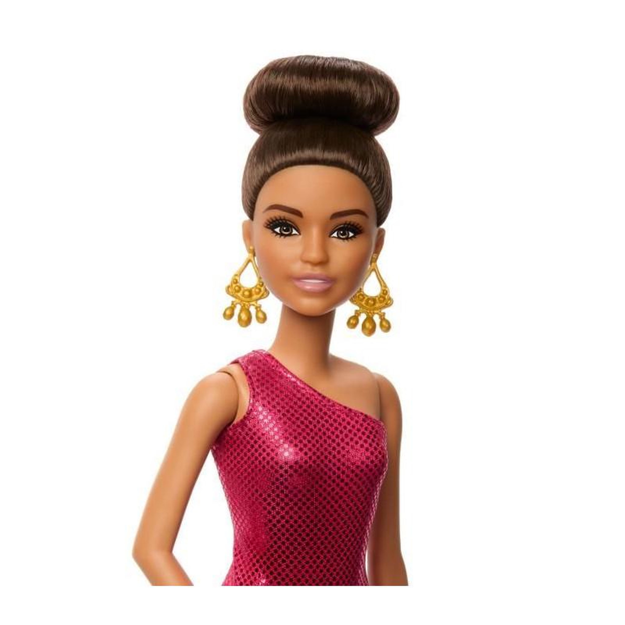Voir la diapositive 3 : BARBIE Barbie - Poupée Danseuse de Salon et Accessoires - Brune avec trophée - Barbie - JFR09