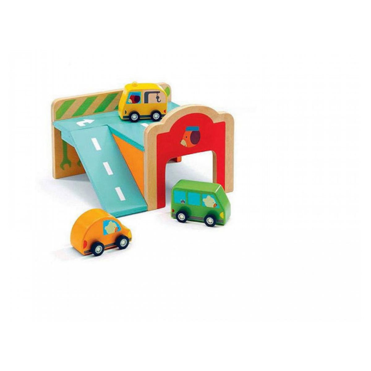 Djeco Mini garage en bois