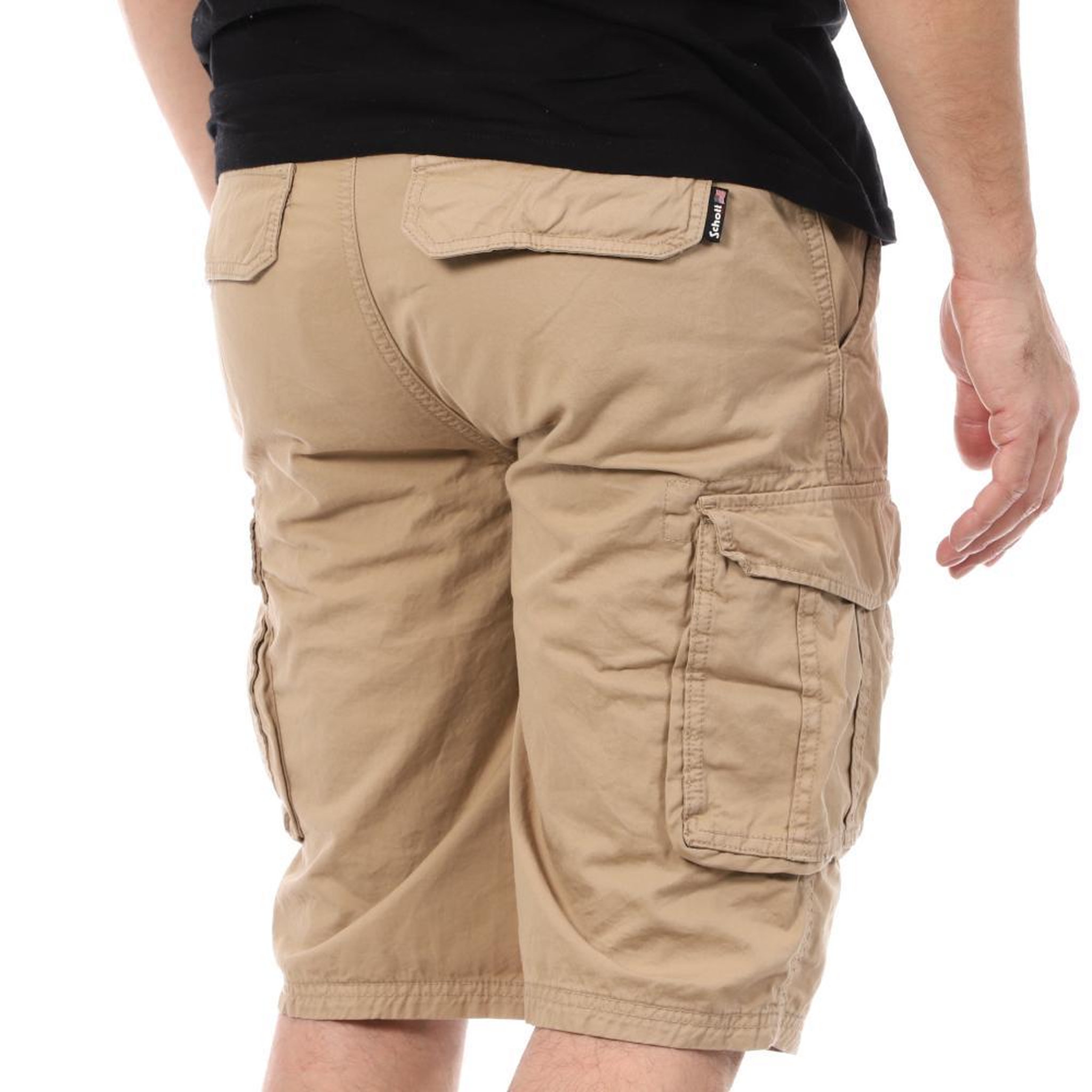 Voir la diapositive 2 : Schott Short Beige Homme Schott Cargo
