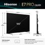 Voir la diapositive 5 : Hisense TV QLED 100E7Q PRO 2025 (253cm)