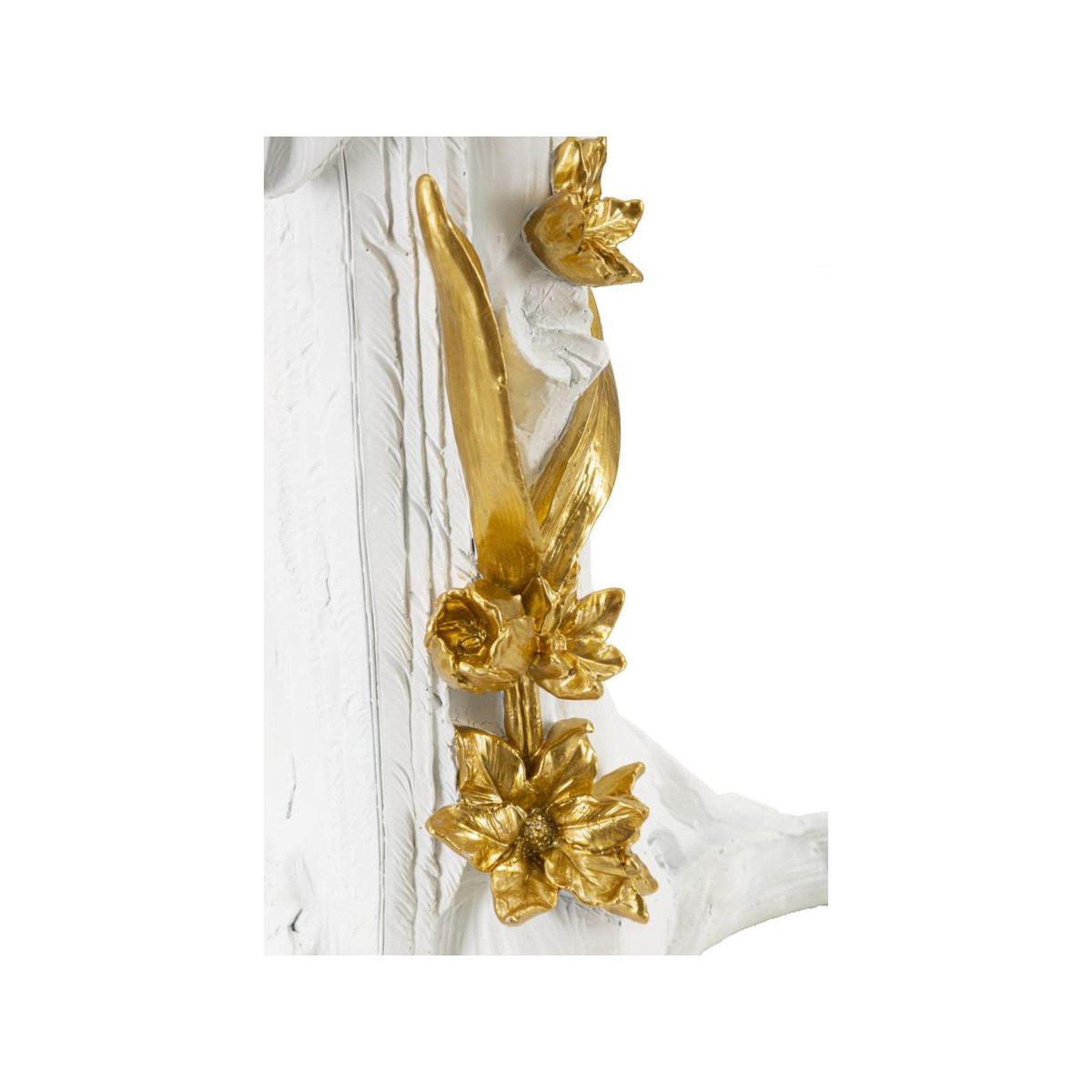 Voir la diapositive 4 : Paris Prix Lampe à poser en résine  perroquet  50cm blanc