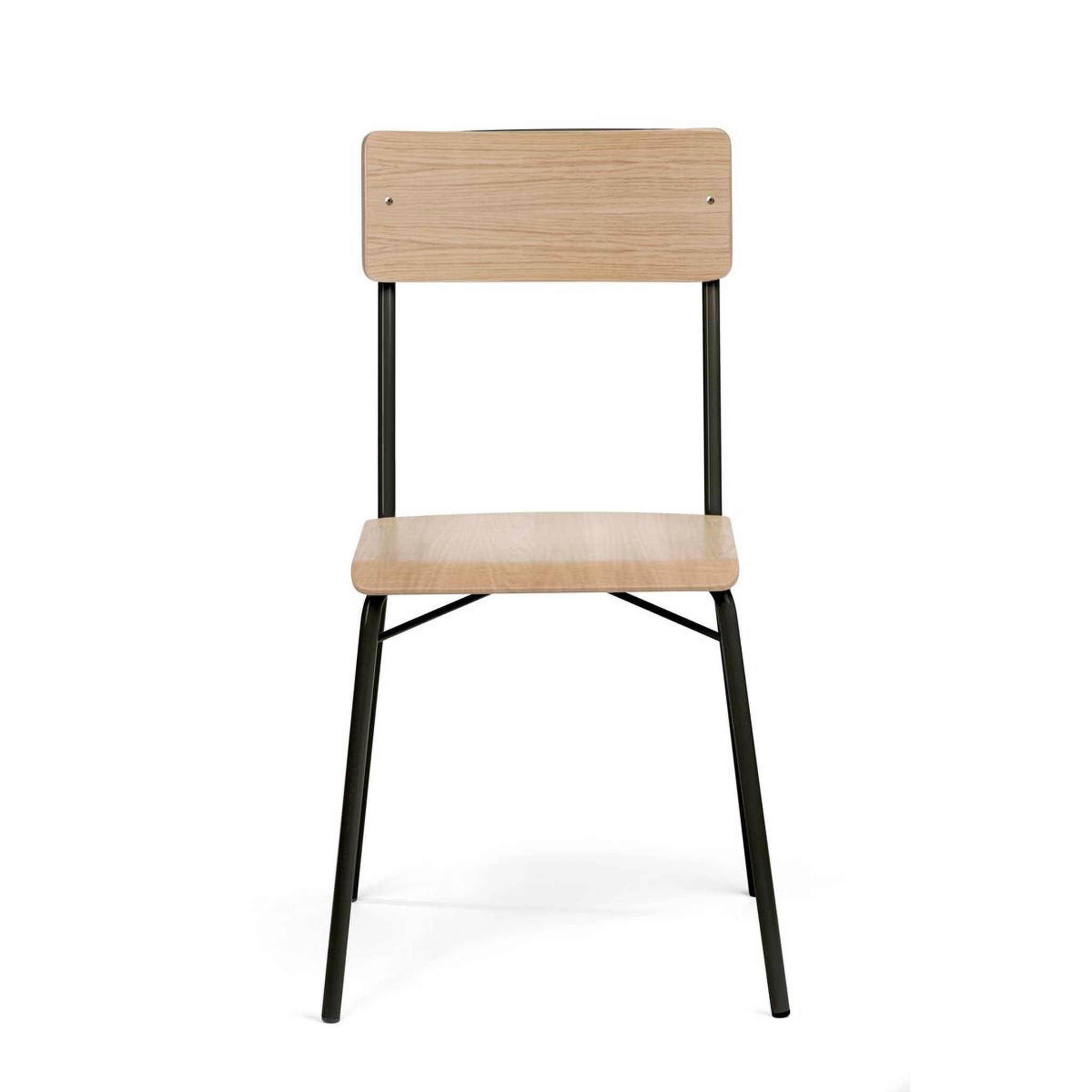 Voir la diapositive 4 : Paris Prix Lot de 2 chaises design  ashburn  82cm chêne
