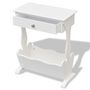 Voir la diapositive 2 : VIDAXL Porte-revues Melrose Blanc