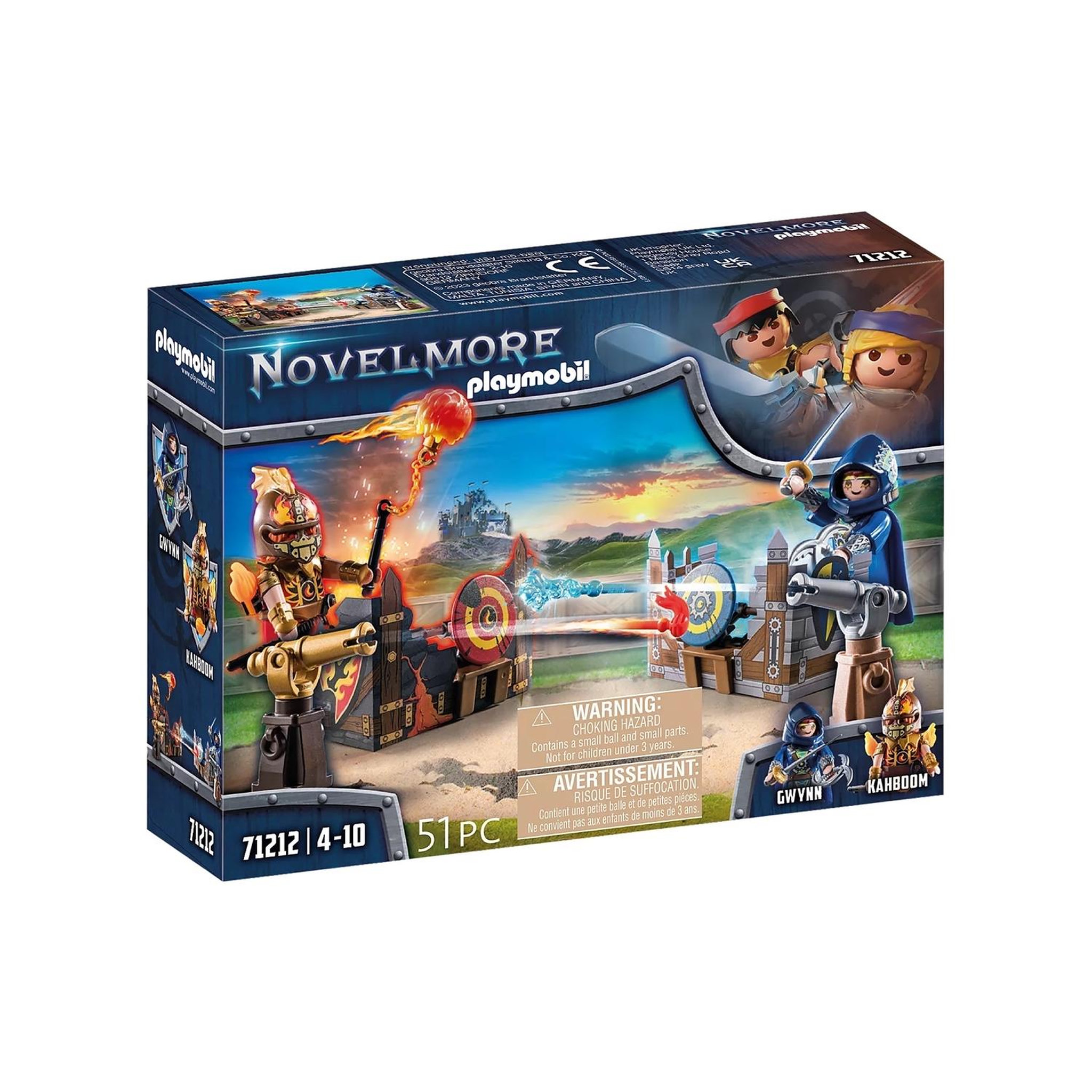PLAYMOBIL Novelmore Duel Chevalier Novelmore et Burnham Raider