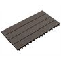 Voir la diapositive 4 : VIDAXL Carreaux de terrasse 6 pcs WPC 60x30 cm 1,08 m^2 Marron fonce