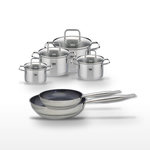 ELO Lot Poêles 24/28 cm et Faitouts 12/14/16/20 cm Elo Profi Therm Platinum