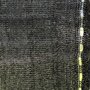 Tecplast Bâche brise vue 1,5x10 m 185g/m2 - brise vent noir en polyéthylène renforcé - pare vue occultant idéal pour votre jardin