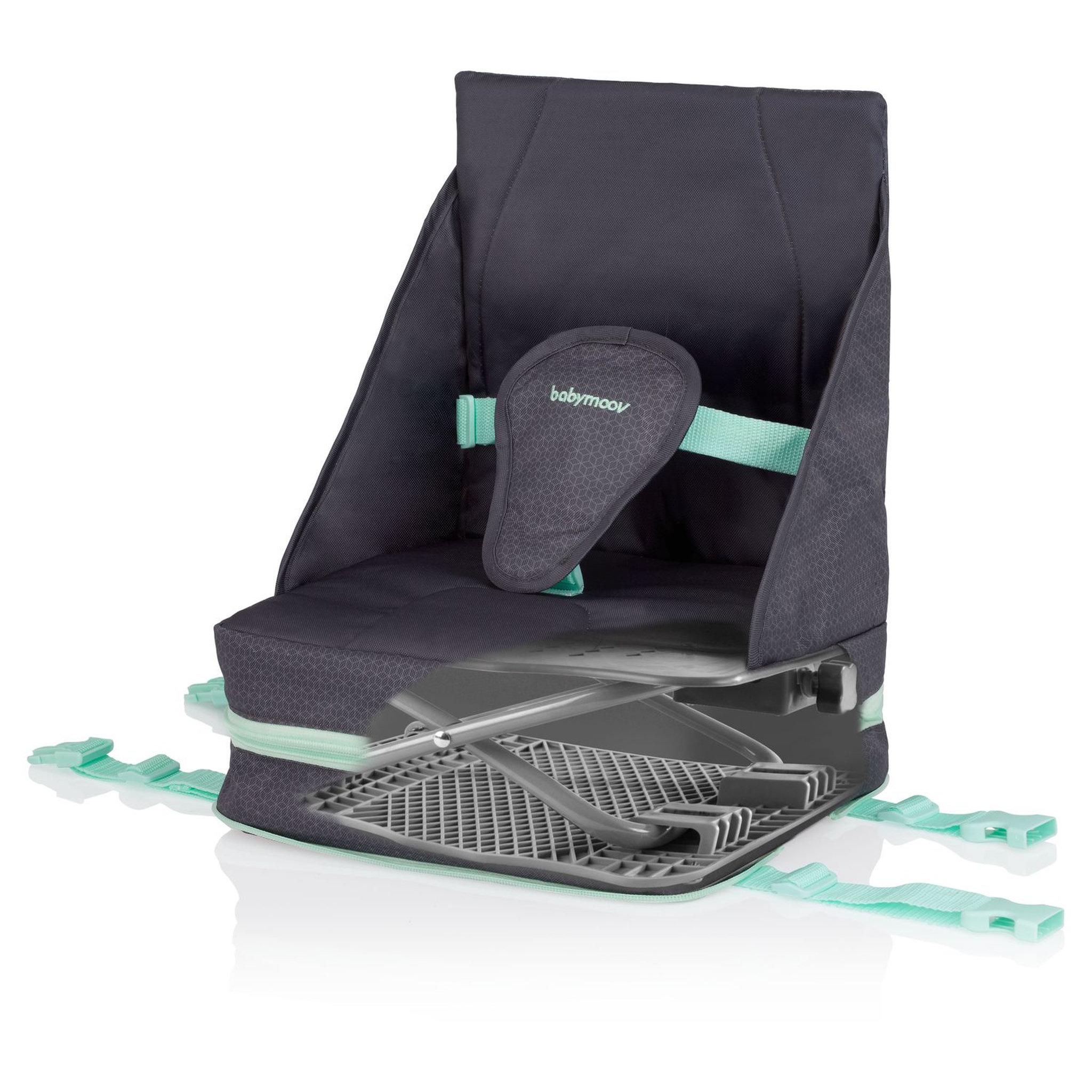 Voir la diapositive 8 : BABYMOOV Rehausseur Up & Go grey