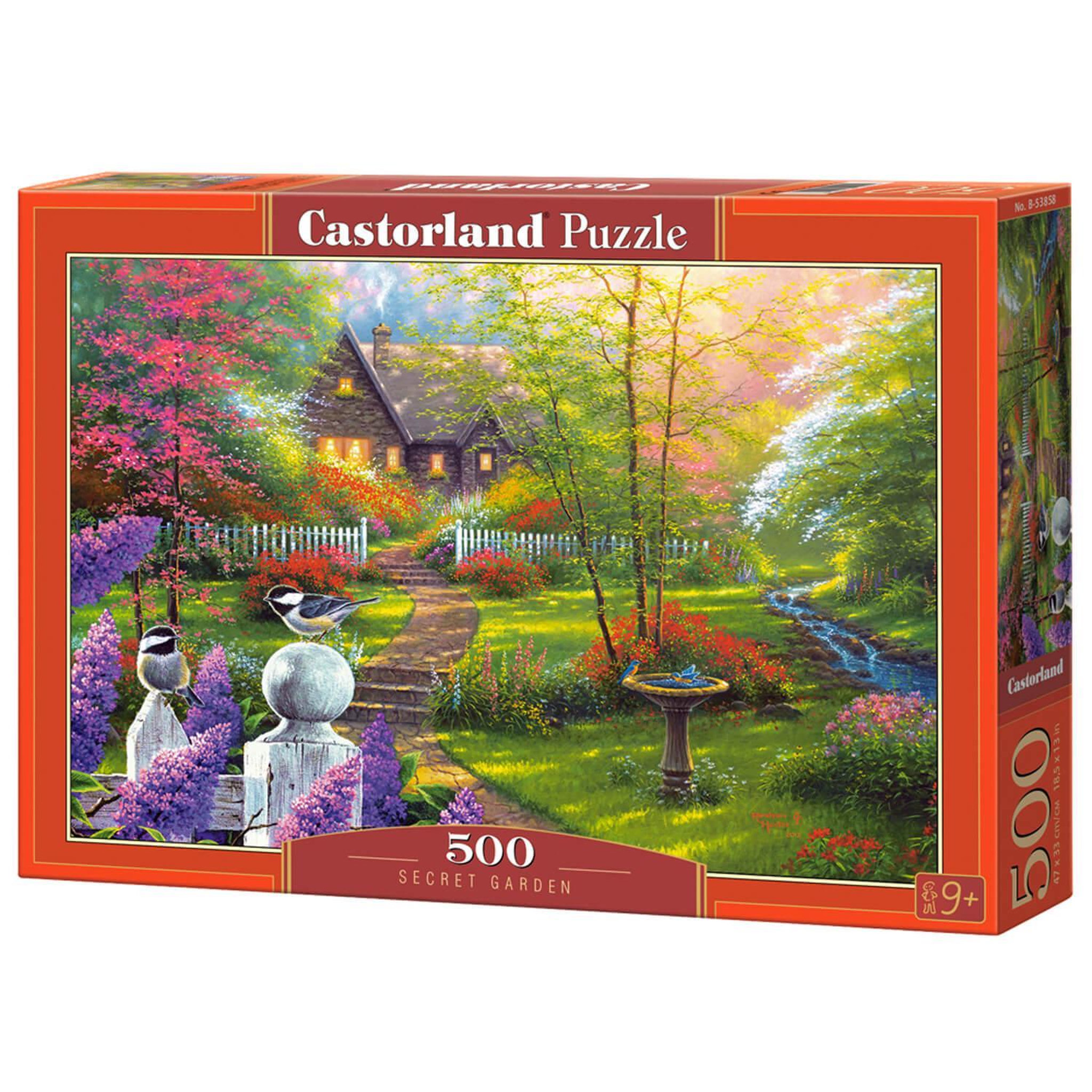 Voir la diapositive 2 : Castorland Puzzle 500 pièces : Jardin Secret