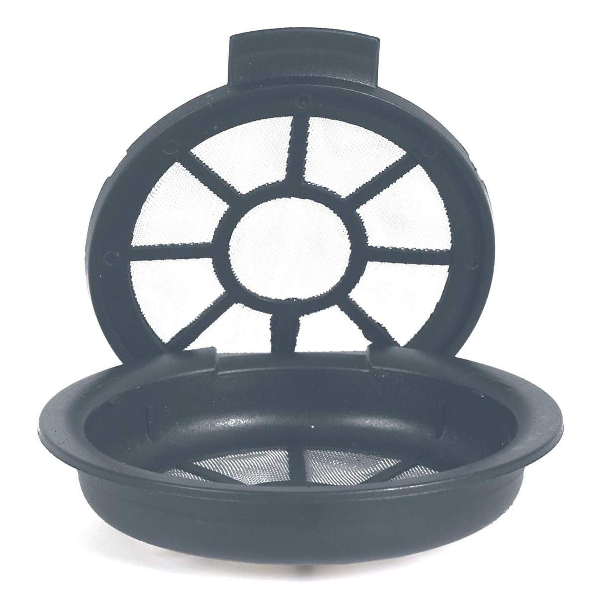 Voir la diapositive 2 : The Home Deco Factory Lot de 2 Capsules à Café  Réutilisables  6cm Gris