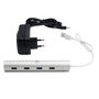 Voir la diapositive 3 : Woxter Hub USB Woxter Hub 73 Argenté 7 ports USB 3.0