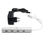 Voir la diapositive 3 : Woxter Hub USB Woxter Hub 73 Argenté 7 ports USB 3.0