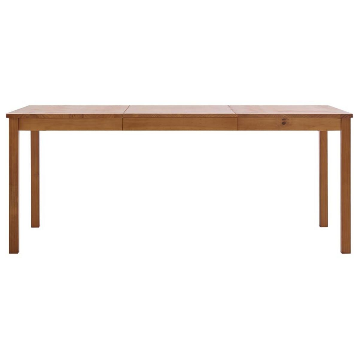 VIDAXL Table a manger Marron miel 180x90x73 cm Bois de pin