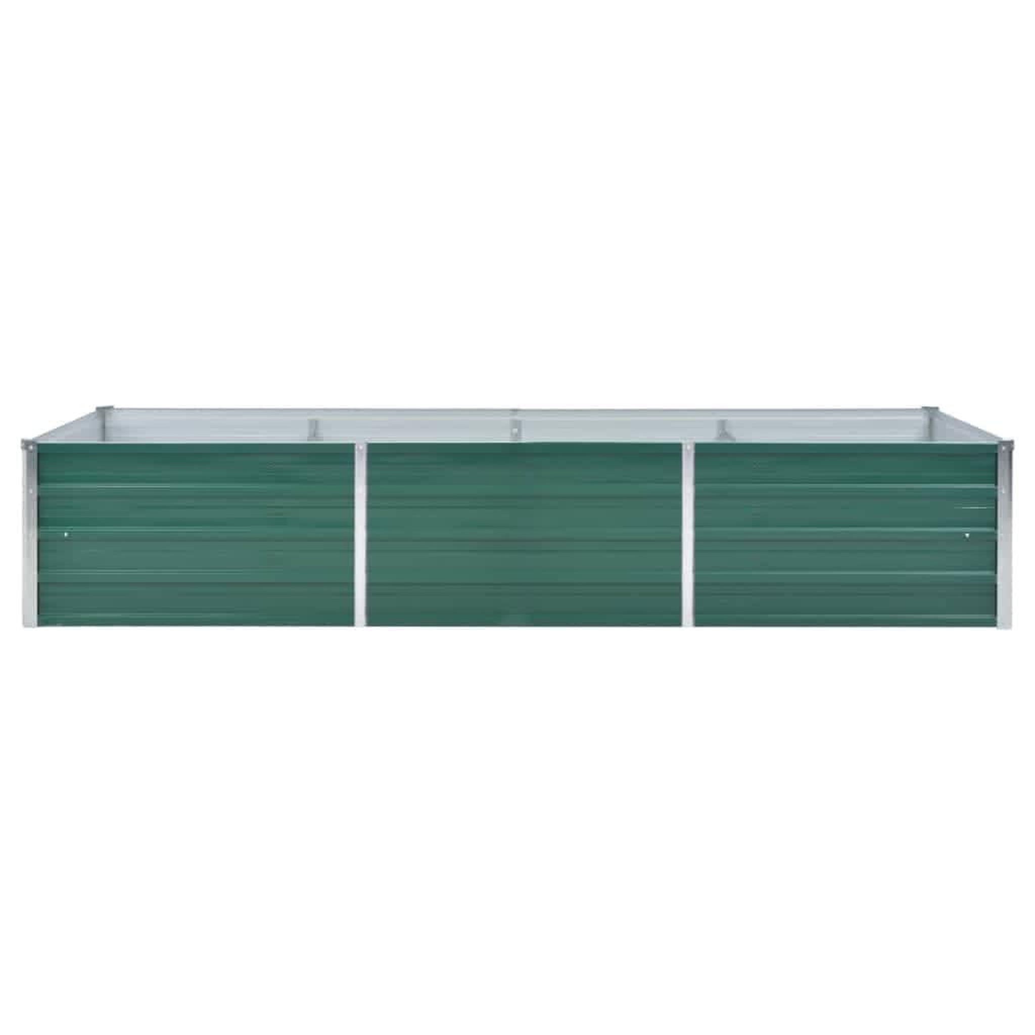 Voir la diapositive 3 : VIDAXL Lit sureleve de jardin Acier galvanise 240x80x45 cm Vert