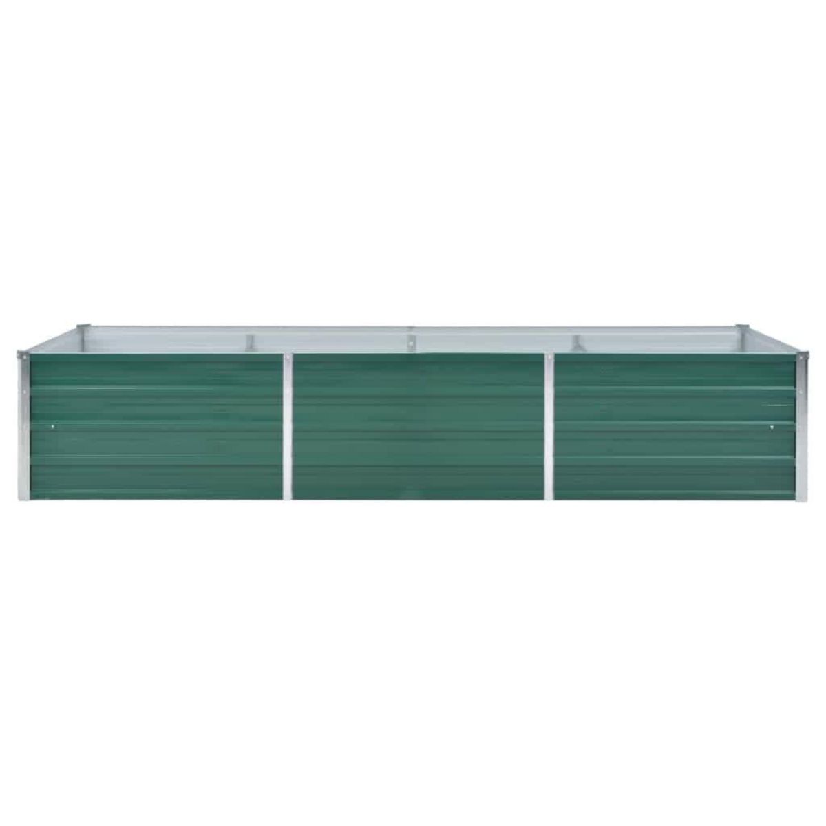 VIDAXL Lit sureleve de jardin Acier galvanise 240x80x45 cm Vert