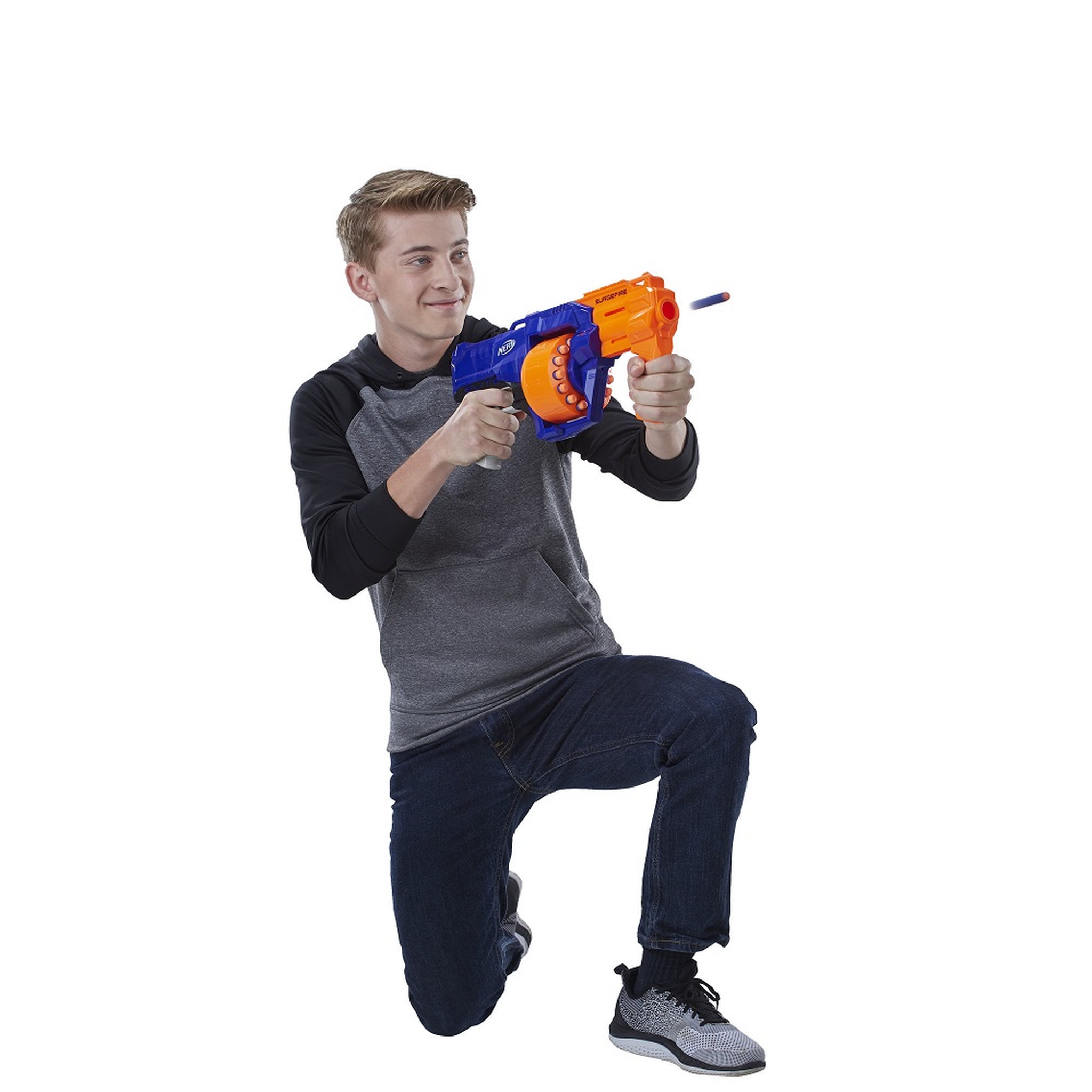 Voir la diapositive 5 : HASBRO Nerf Elite Surgefire et Flechettes Nerf Elite Officielles