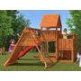 Voir la diapositive 3 : Fungoo Aire de jeux Big Leader Spider + Bac à sable + Corde + Toboggan Bleu - Fungoo