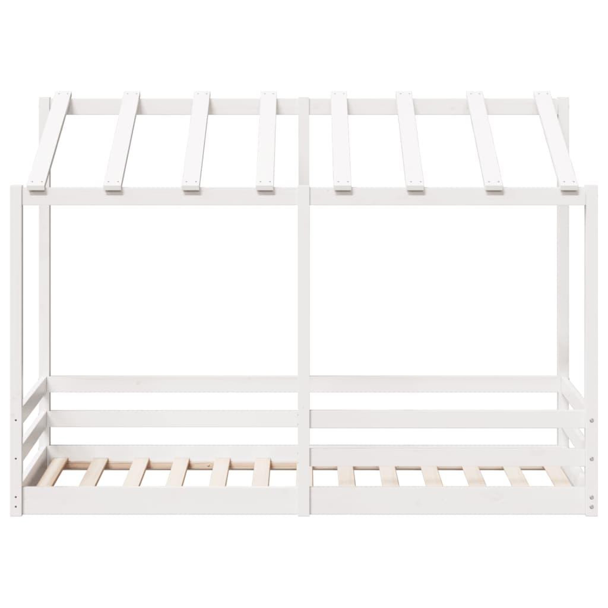 Voir la diapositive 4 : VIDAXL Lit pour enfants sans matelas blanc 75x190 cm bois pin massif