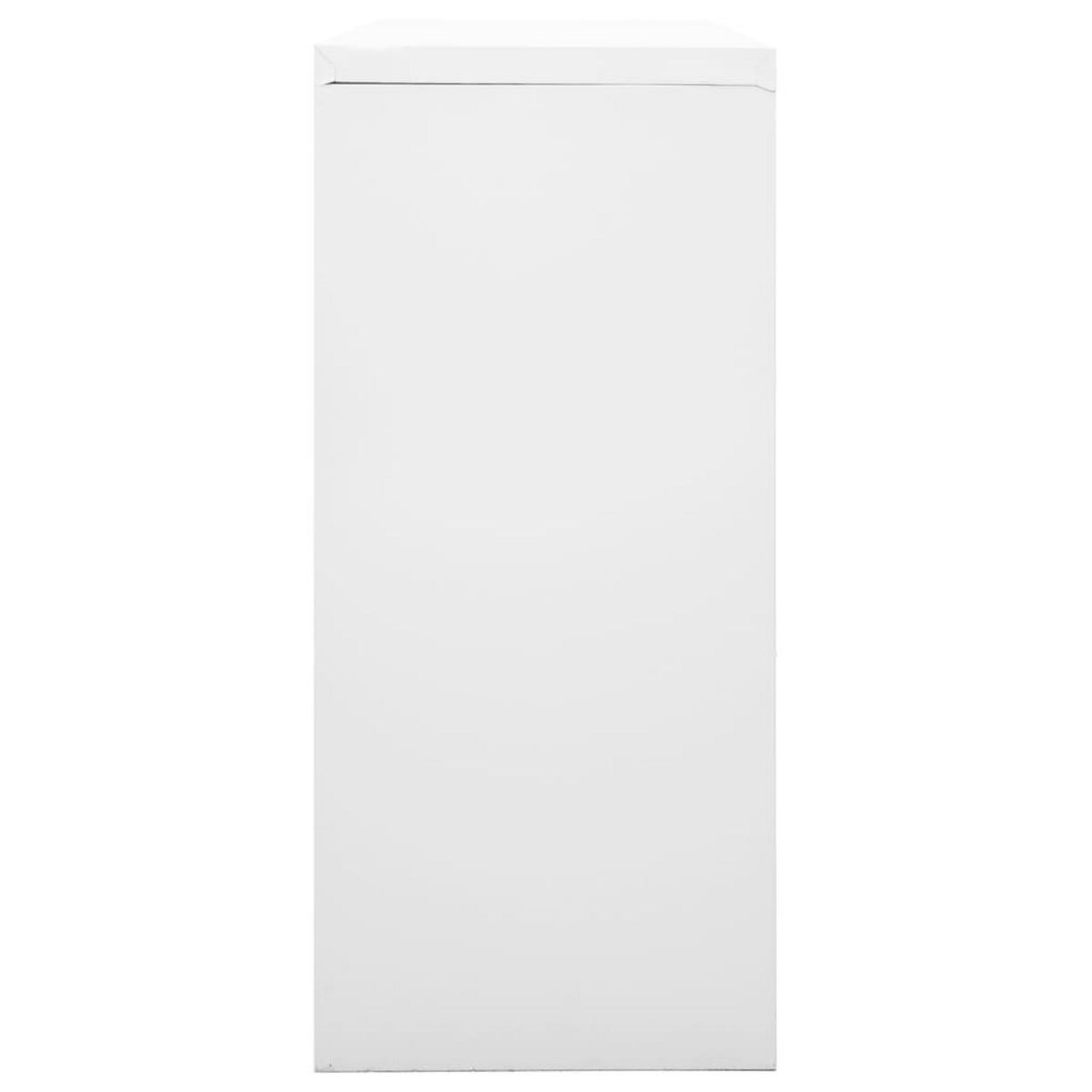 VIDAXL Armoire a portes coulissantes Gris 90x40x90 cm Acier
