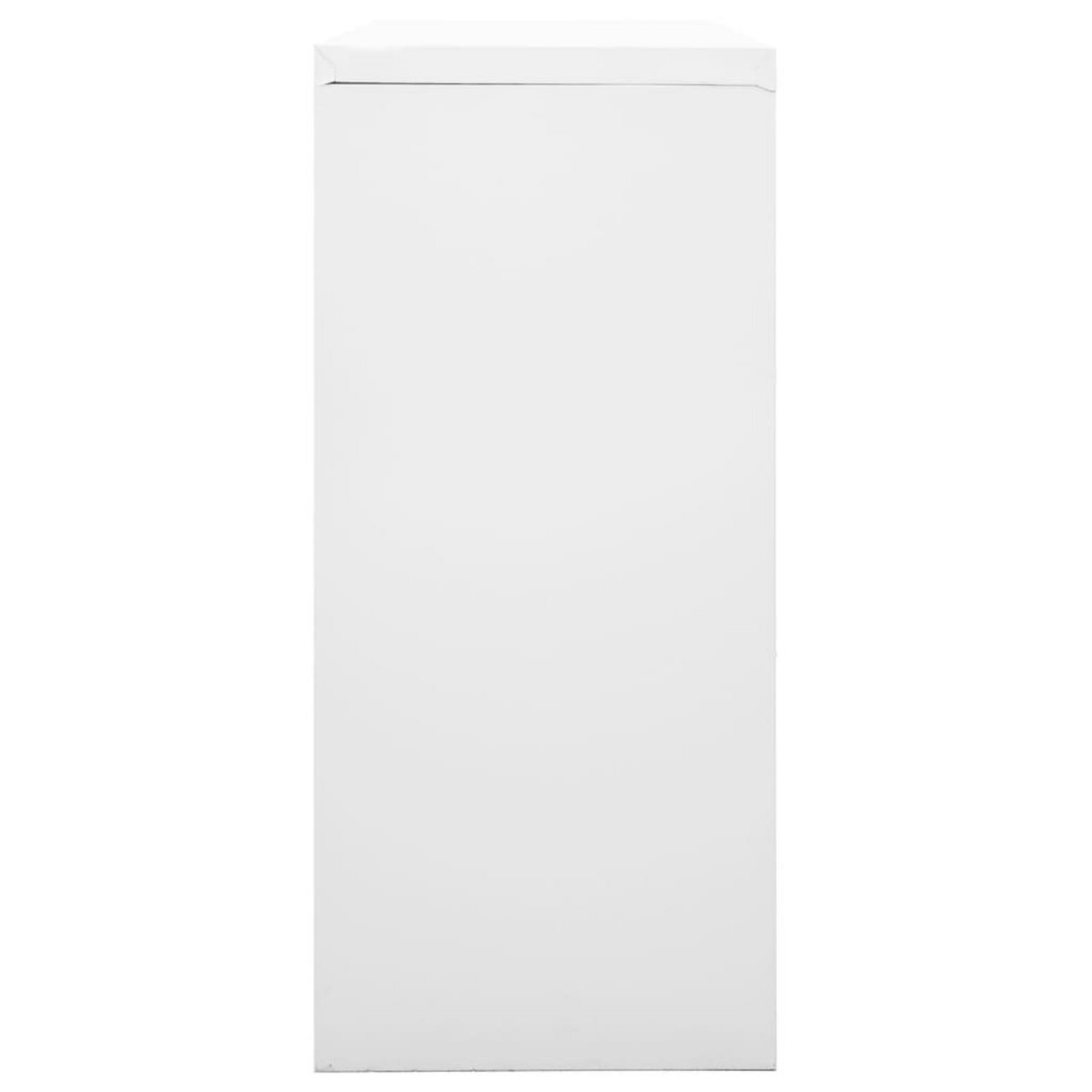VIDAXL Armoire a portes coulissantes Gris 90x40x90 cm Acier