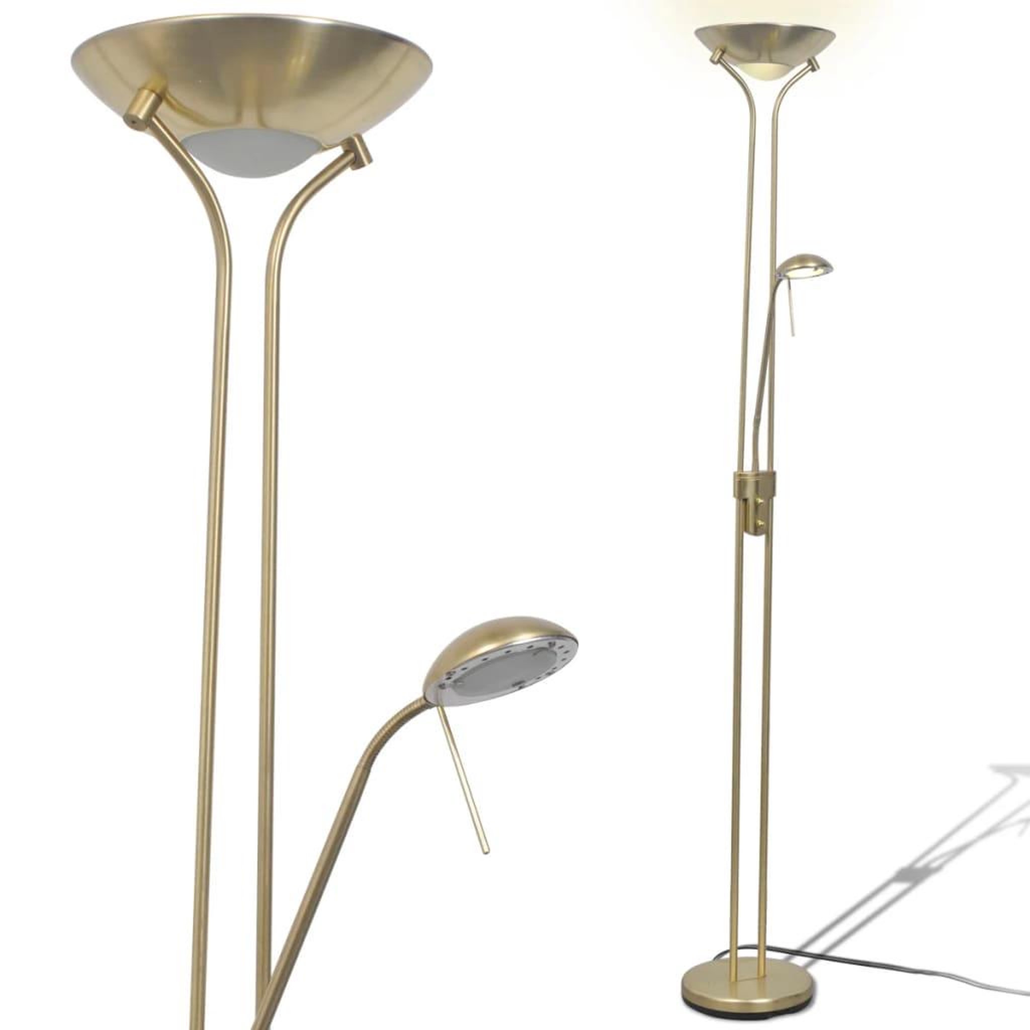 Voir la diapositive 2 : VIDAXL Lampadaire a LED a eclairage reglable 23 W
