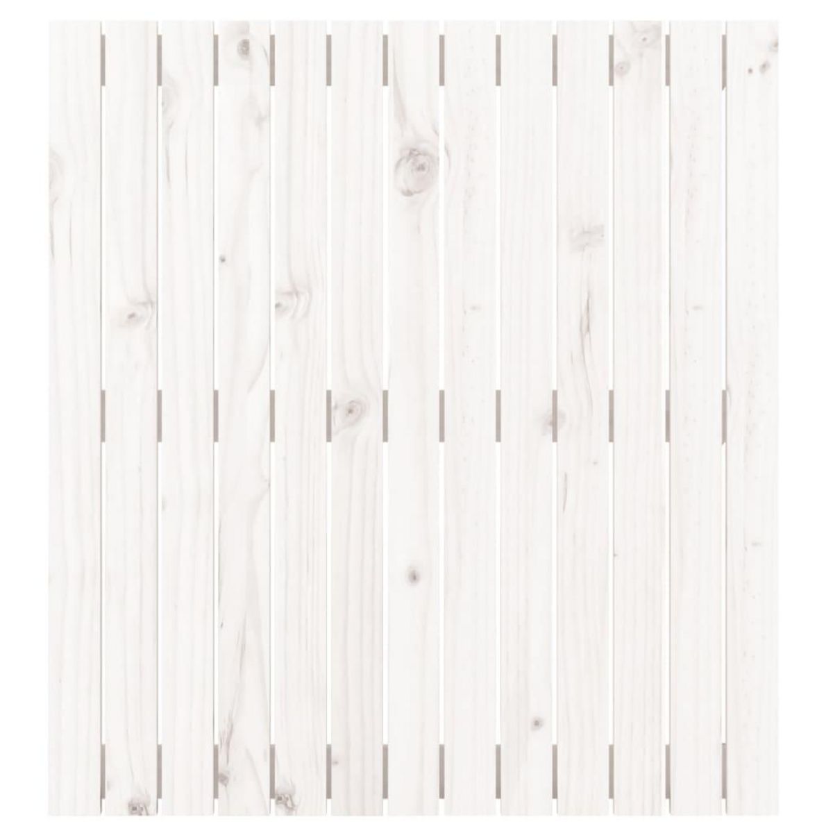 VIDAXL Tete de lit murale Blanc 82,5x3x90 cm Bois massif de pin