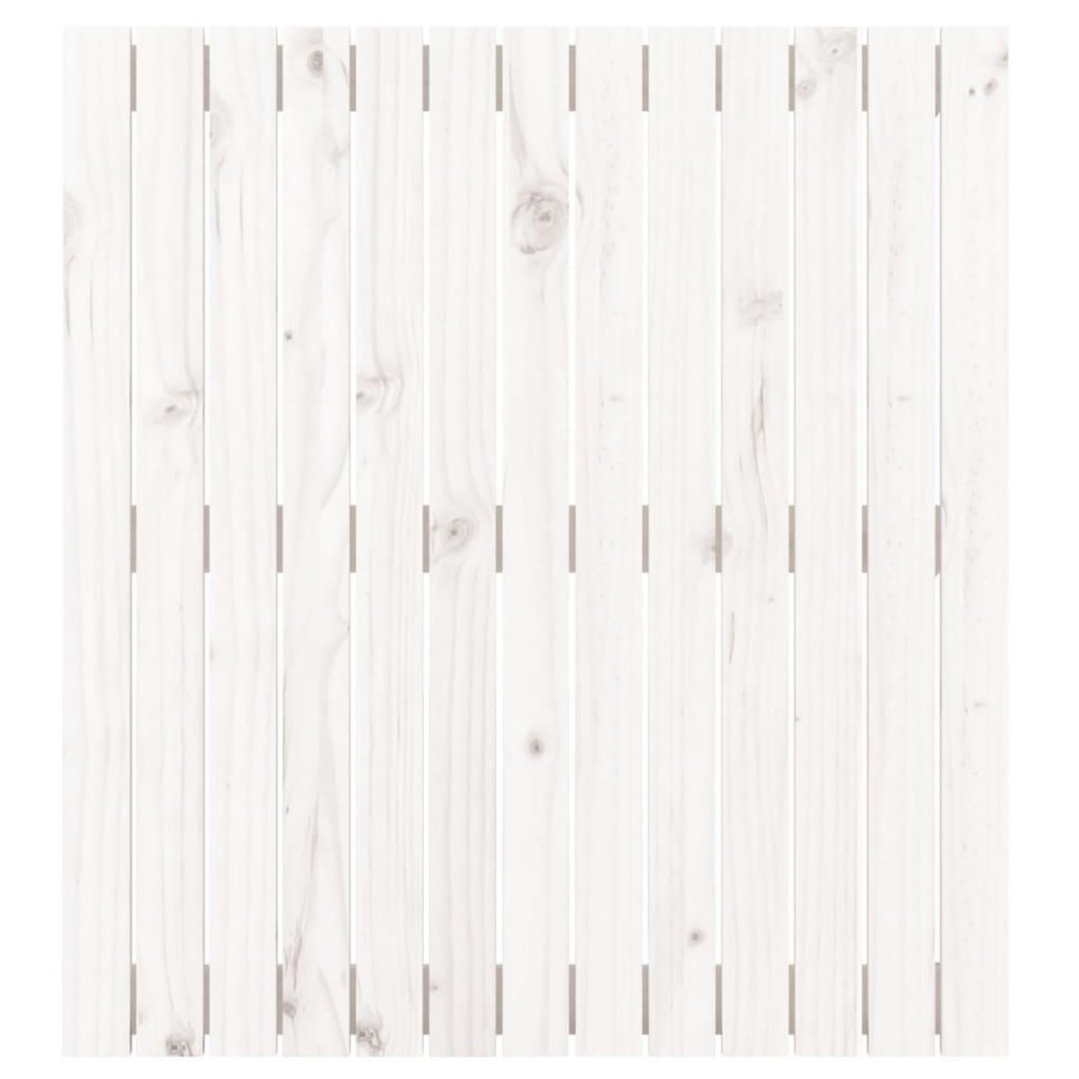 VIDAXL Tete de lit murale Blanc 82,5x3x90 cm Bois massif de pin