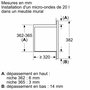 Voir la diapositive 6 : BOSCH Micro-ondes solo 20l 800w encastrable noir - bfl623mb3f