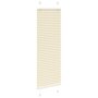 Voir la diapositive 3 : VIDAXL Store plisse creme 45x100 cm largeur du tissu 44,4 cm polyester