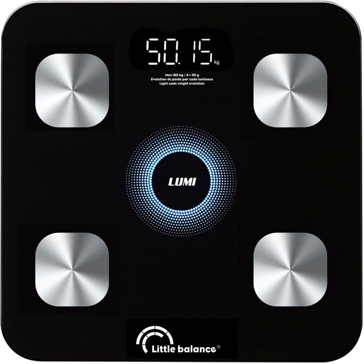 LITTLE BALANCE Pèse personne connecté I- LUMI 8861