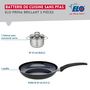 Voir la diapositive 2 : ELO Ensemble de 1 Poêle de cuisson 32 cm et 1 faitout 12 cm Elo Prima Brillant